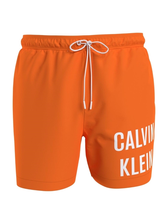 Calvin Klein Medium Drawstring badeshorts - Vivid Orange